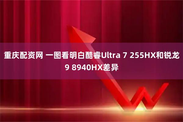 重庆配资网 一图看明白酷睿Ultra 7 255HX和锐龙9 8940HX差异
